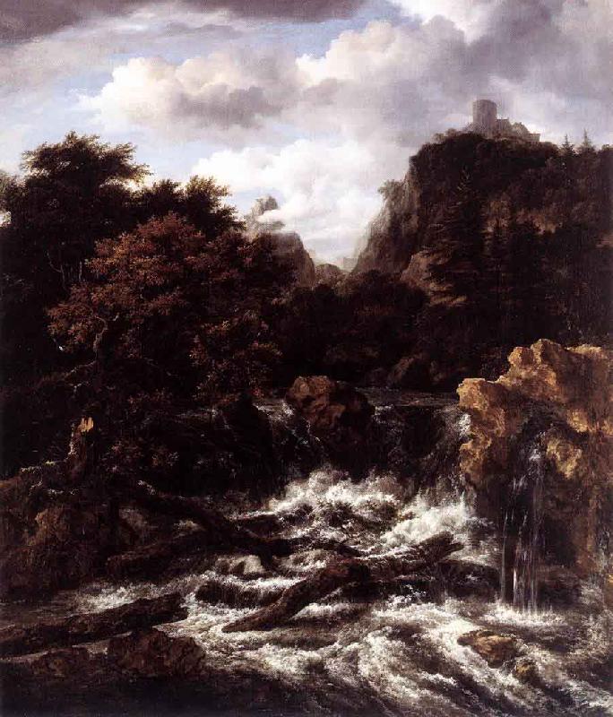 Jacob Isaacksz. van Ruisdael Norwegian Landscape with Waterfall Germany oil painting art